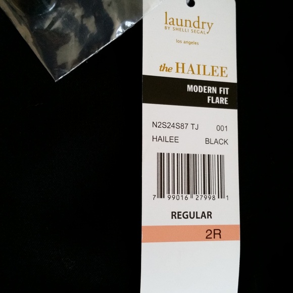 Laundry By Shelli Segal Black Ankle Dress Pants - Picture 6 of 6